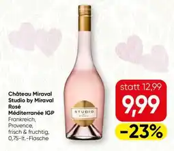 Spar Château Miraval Studio by Miraval Rosé Méditerranée IGP Angebot