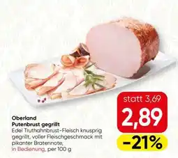 Spar Oberland Putenbrust gegrillt Angebot