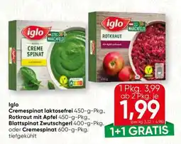 Spar Iglo Cremespinat Laktosefrei Angebot