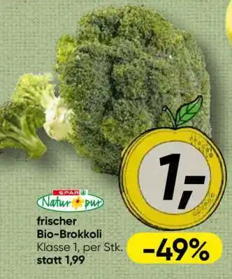 Spar frischer Bio-Brokkoli Angebot
