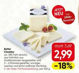 Spar Büffel Cheddar Angebot