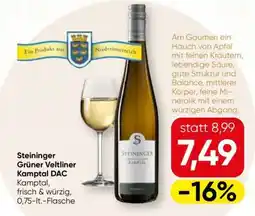 Spar Steininger Grüner Veltliner Kamptal DAC Angebot
