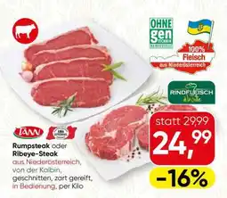 Spar Rumpsteak oder Ribeye-Steak Angebot
