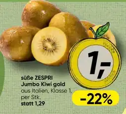 Spar süße ZESPRI Jumbo Kiwi gold Angebot