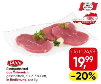 Eurospar RINDSSCHNITZEL Angebot