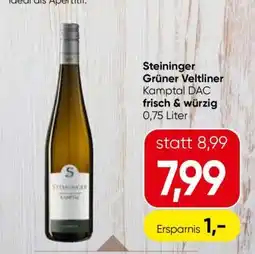 Eurospar Steininger Grüner Veltliner Angebot