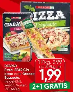 Spar DESPAR Pizza, SPAR Ciabatta oder Grande Baguette Angebot