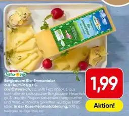 Spar Bergbauern Bio-Emmentaler aus Heumilch g.t.S Angebot