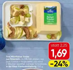 Spar Tirol MilchFeiner Tiroler Angebot