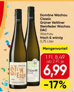 Spar Domäne Wachau Classic Grüner Veltliner Steinfeder Wachau DAC Angebot