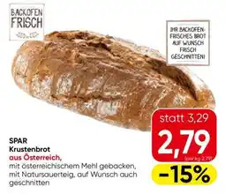 Eurospar SPAR Krustenbrot aus Österreich Angebot