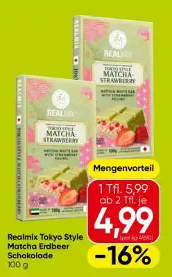 Eurospar Realmix Tokyo Style Matcha Erdbeer Schokolade Angebot