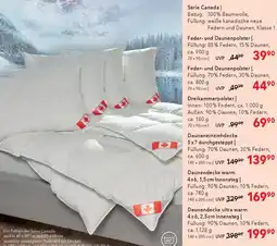 Matratzen Concord Serie Canada Feder- und Daunenpolster Angebot