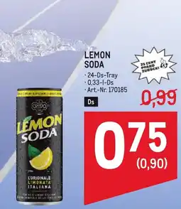 Metro Lemon soda Angebot