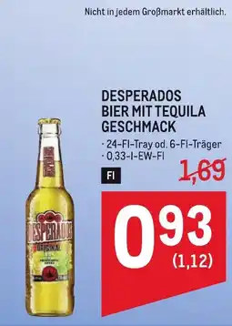 Metro Desperados bier mit tequila geschmack Angebot