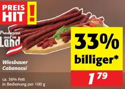 Nah&Frisch Wiesbauer Cabanossi Angebot