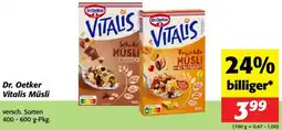 Nah&Frisch Dr. Oetker Vitalis Müsli Angebot