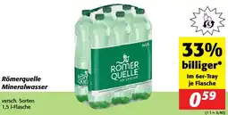 Nah&Frisch Römerquelle Mineralwasser Angebot