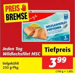 Nah&Frisch Jeden Tag Wildlachsfilet MSC Angebot
