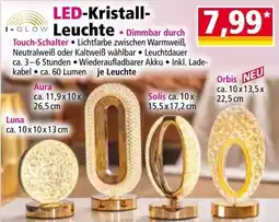 Norma LED-Kristall-Leuchte Angebot
