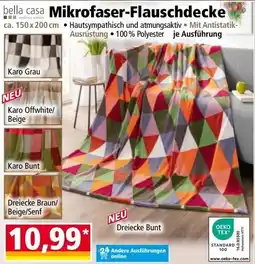 Norma bella casa Mikrofaser-Flauschdecke Angebot
