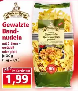 Norma Gewalzte Band- nudeln Angebot