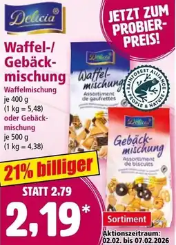 Norma Waffel-/ Gebäck- mischung Angebot