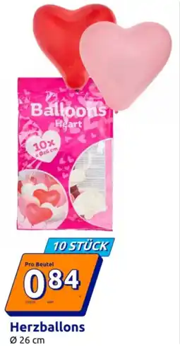 Action Herzballons Angebot
