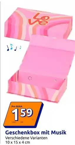 Action Geschenkbox mit Musik Angebot