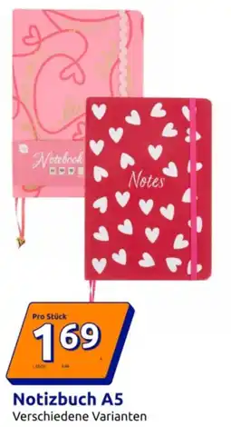 Action Notizbuch A5 Angebot