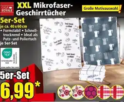 Norma XXL Mikrofaser- Geschirrtücher Angebot