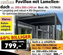 Norma Pavillon mit lamellen Angebot