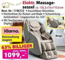 Norma Elektr. massage- sessel Angebot