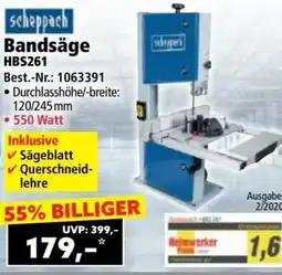 Norma Bandsäge HBS261 Angebot