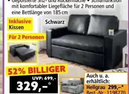 Norma Sofabett 2-Sitzer Angebot