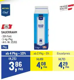 Metro Sauerrahm Angebot