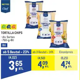 Metro Tortill chips Angebot