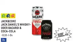 Metro Jack&coke jack daniel's whisky- oder bacardi & coca-cola Angebot
