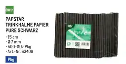 Metro Papstar trinkhalme papier pure schwarz Angebot