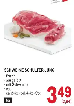 Metro Schweine schulter jung Angebot