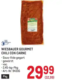 Metro Wiesbauer gourmet chili con carne Angebot