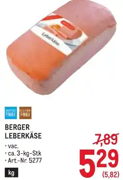 Metro Berger leberkäse Angebot