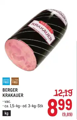 Metro Berger krakauer Angebot