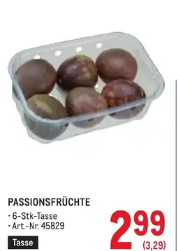 Metro Passionsfrüchte Angebot