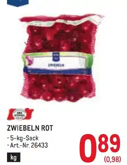 Metro Zwiebeln rot Angebot