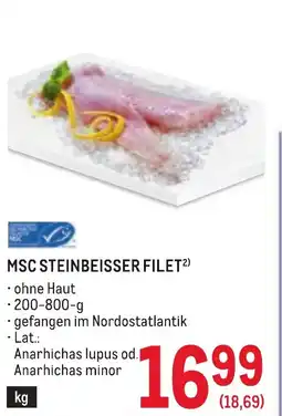 Metro Msc steinbeisser filet Angebot