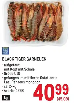 Metro Bblack tiger garnelen Angebot