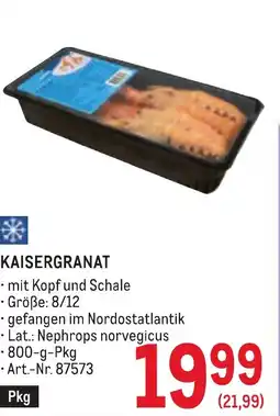 Metro Kaisergranat Angebot