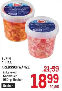 Metro Elfin fluss- krebsschwänze Angebot