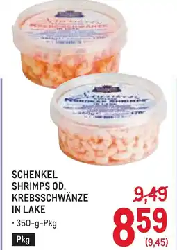 Metro Schenkel shrimps od. krebsschwänze in lake Angebot